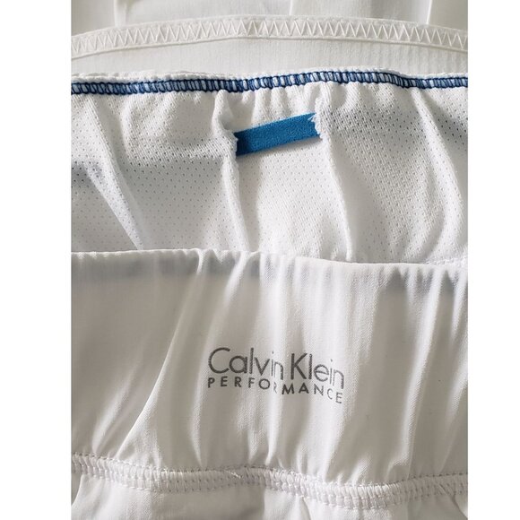 BNWOT Calvin Klein white pleated skort tennis skirt w shorts underneath SMALL - Picture 11 of 15